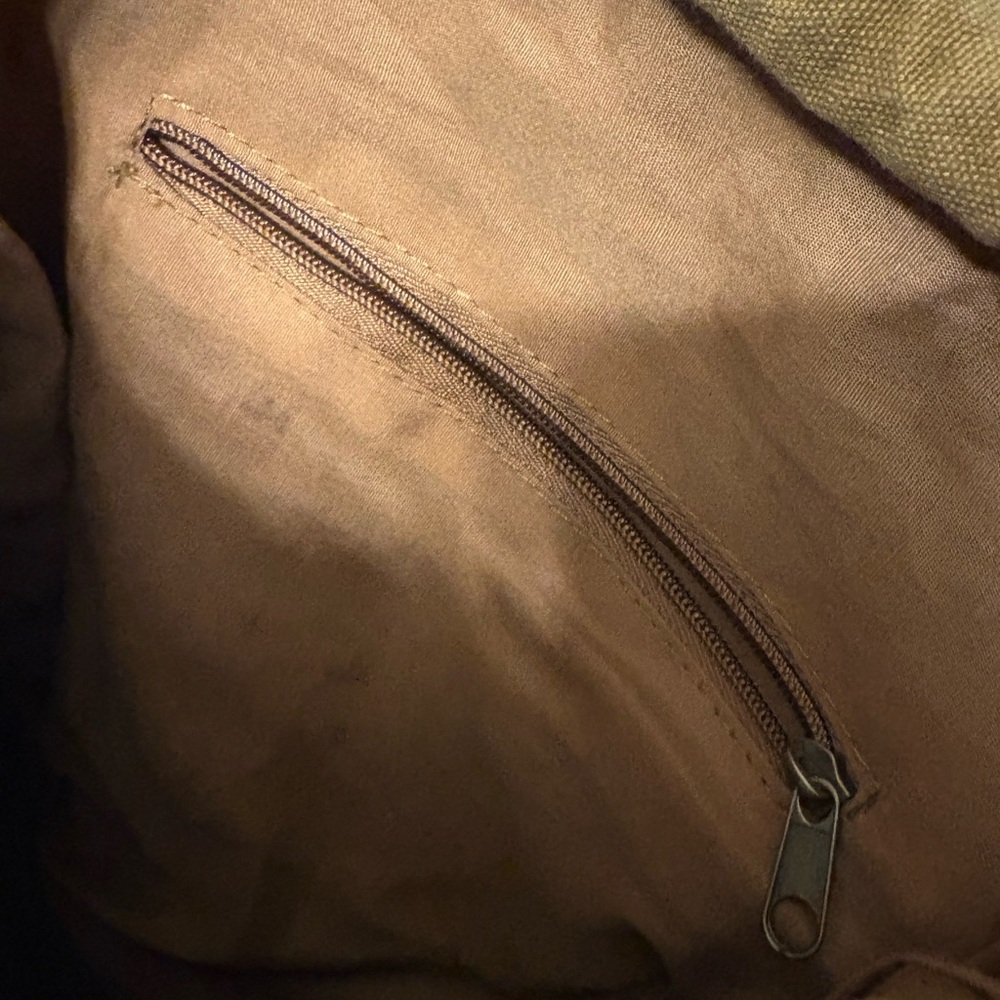 Backpack Bag Brown And Multicolor Patterned - image 4